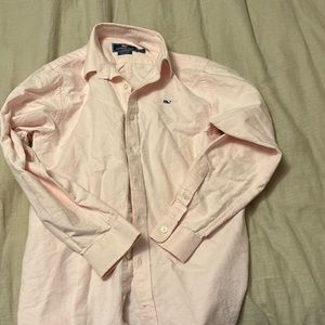 Vineyard vine size 16 to 18 pink dress shirt $20!
